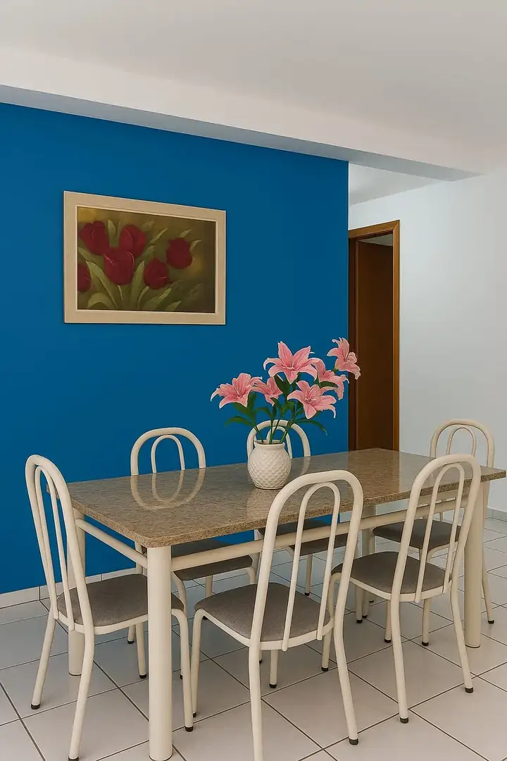 Sala de jantar do apartamento 204